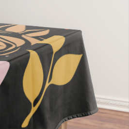 バラと離れパターン テーブルクロス