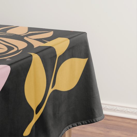 バラと離れパターン テーブルクロス (インサイチュ)