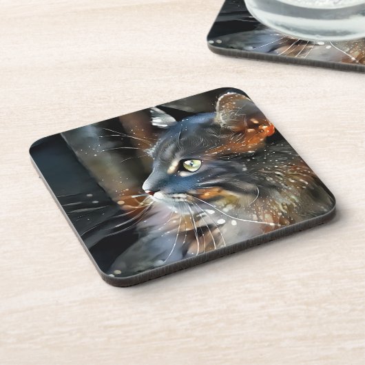 バラと魔法の光 コースター (左側)