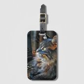 バラと魔法の光 ラゲッジタグ (正面縦)