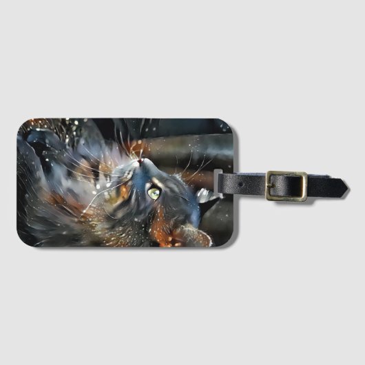 バラと魔法の光 ラゲッジタグ (正面横)