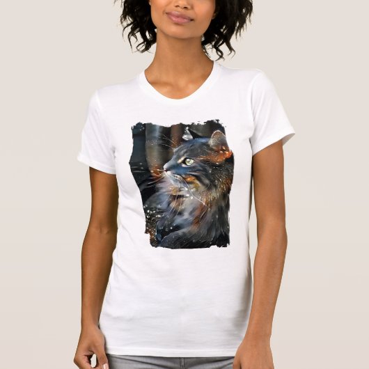 バラと魔法の光 Tシャツ (正面)
