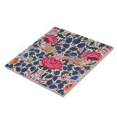 バラと鳥ウィリアム·モリス タイル (側面)