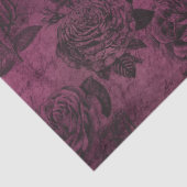 バラとPurple 動揺して Decopageのスクリプト 薄葉紙 (詳細)