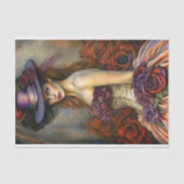 バラとReverie Decompage 薄葉紙 (正面)