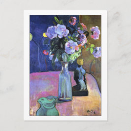 バラとStatette by Gauguin ポストカード