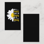 バラに満ちた世界でデイジー 名刺 (正面/裏面)