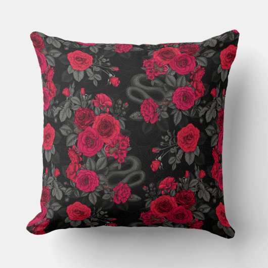 バラに表示 クッション (正面)