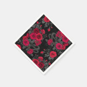 バラに表示 スタンダードカクテルナプキン (角)