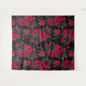 バラに表示 タペストリー (正面(横))