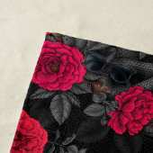 バラに表示 ビーチタオル (インサイチュ)