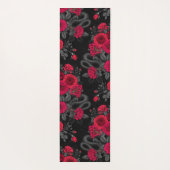 バラに表示 ヨガマット (裏面)