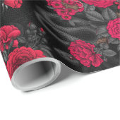 バラに表示 ラッピングペーパー (ロールコーナー)
