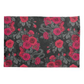 バラに表示 枕カバー (裏面-左)