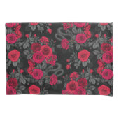 バラに表示 枕カバー (正面左)