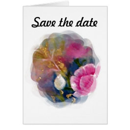 バラのつぼみ SAVE THE DATE