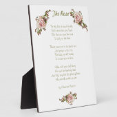 バラのとげの詩の強い女性"火の世界を設定" フォトプラーク (側面)