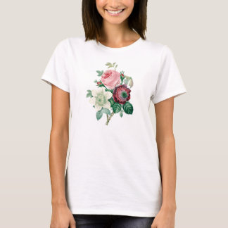 バラのアネモネの花束 Tシャツ
