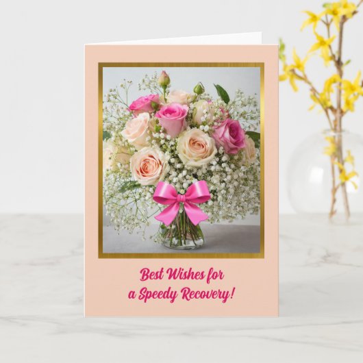 バラのウェルカード カード (黄色い花)