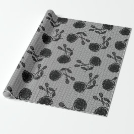バラのカットGothic Lace Wrapping紙 ラッピングペーパー