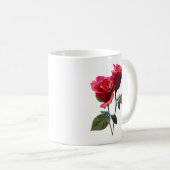 バラのカップル コーヒーマグカップ (正面右)