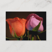 バラのカップル 名刺 (裏面)