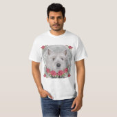 バラのケアン・テリア Tシャツ (正面フル)