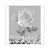 バラのシャロンリリーザバレーラバースタンプ ラバースタンプ (インプリント)