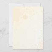 バラのスケッチ 招待状 (裏面)