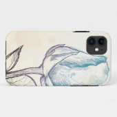 バラのスケッチ、iPhoneケース Case-Mate iPhoneケース (裏面(横))