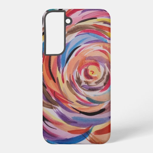バラのスマホケース SAMSUNG GALAXYケース (裏面)
