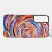 バラのスマホケース SAMSUNG GALAXYケース (裏面横)