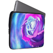 バラのノートパソコンのケース ラップトップスリーブ (正面右)