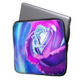 バラのノートパソコンのケース ラップトップスリーブ (正面左)