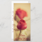 バラのハート (正面/裏面)