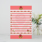 バラのバラ 便箋 (スタンド正面)