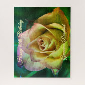 バラのパーソナライズ可能なメッセージJigsawパズル ジグソーパズル (縦)