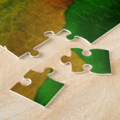 バラのパーソナライズ可能なメッセージJigsawパズル ジグソーパズル (側面)