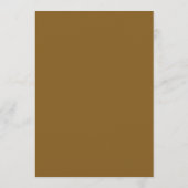 バラのピンクとゴールドのモノグラム「X」 招待状 (裏面)