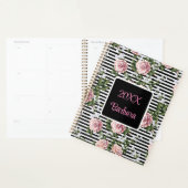 バラのピンク Yearly Personalize プランナー手帳 (ディスプレー)