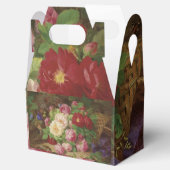 バラのピースが蝶と森の床で フェイバーボックス (オープン)