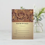 バラのブロンズ – 招待状 (スタンド正面)