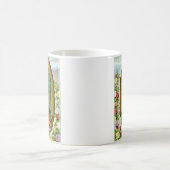 バラのマグが付いているグアダルペ コーヒーマグカップ (中央)