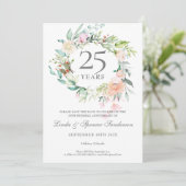 バラのリース 25周年記念 Save the Date 招待状 (スタンド正面)