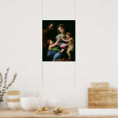 バラのヴァージン, c.1518 ポスター (キッチン)