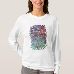 バラの下のGivernyのクロード・モネ の家 Tシャツ
