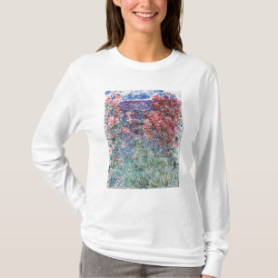 バラの下のGivernyのクロード・モネ の家 Tシャツ