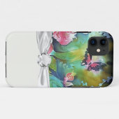 バラの中の蝶々 Case-Mate iPhoneケース (裏面(横))