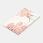 バラの中の鳥Post-It®ノート4 x 6 ポストイット (アングル)