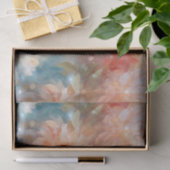 バラの優しいピンク オレンジ 花の香り 薄葉紙 (ギフト)